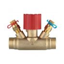 Ručni regulacijski ventil STRÖMAX MS,  ravna izvedba, s mjernim ventilima, vanjski navoj